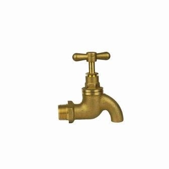 T El boru hattı musluklar Brass Bibtaps Nozzle 1/2in erkek iplik olmadan Brass Bib Taps
