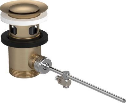 Chrome Kara Atık Kurulumları Havuz Karıştırıcı ve Bidet Karıştırıcılar için Pop Up Beyaz