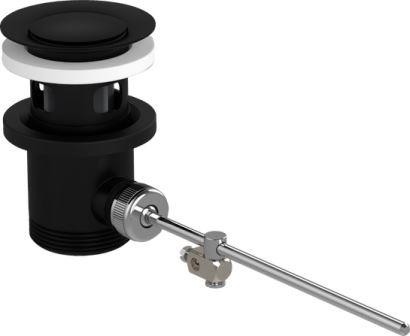 Chrome Kara Atık Kurulumları Havuz Karıştırıcı ve Bidet Karıştırıcılar için Pop Up Beyaz