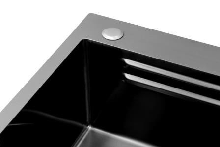 Özel Boyutlu Nano Kaplama Mutfak Lavabolar El yapımı Dışarı Paslanmaz Çelik Lavabo