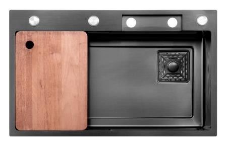 Özel Boyutlu Nano Kaplama Mutfak Lavabolar El yapımı Dışarı Paslanmaz Çelik Lavabo