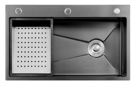 304SS Paslanmaz Çelik Mağaza Lavabo Nano Kaplama Paslanmaz Çelik Tek Kasa Mutfak Lavabo