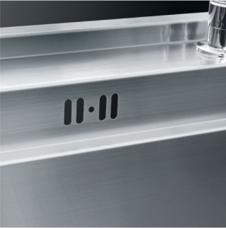 Gümüş Renkli Paslanmaz Ticari Lavabo Çift Kasa Lüks Mutfak Lavabo