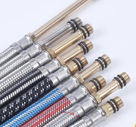 Paslanmaz çelik esnek hortumlar örgülü metal lavabo musluk hortumu kadından kadına kadın erkekten