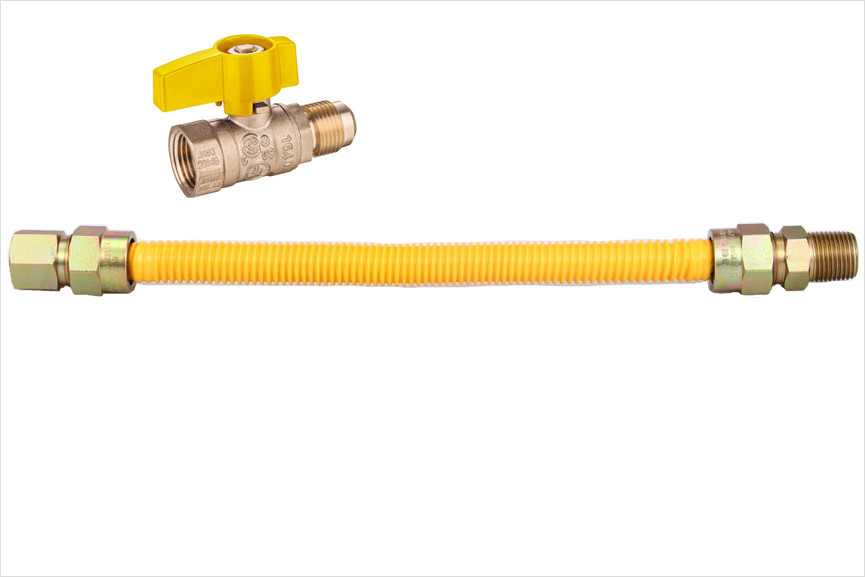 150PSI Ss304 Esnek hortumlar Gaz konektörü için paslanmaz çelik hortum