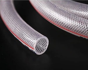 Non Torsion Clear Flexible Reinforced Hose Su PVC örgü hortumu Bahçe Araba yıkama için