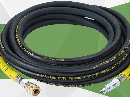 Yüksek Basınçlı Çamaşırhane Jet Hose ID 6mm 8mm Paslanmaz Çelik Esnek Hose Cleaner ile