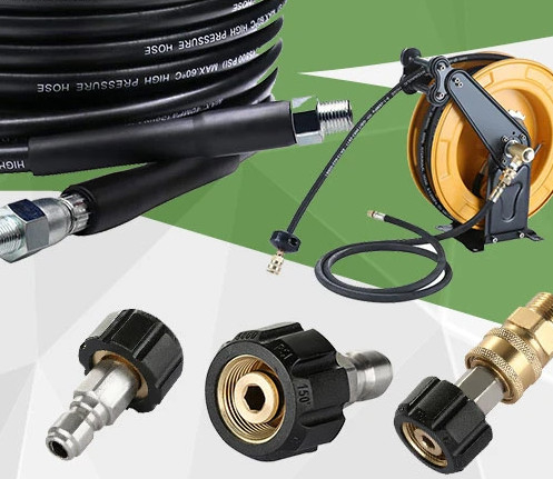 Yüksek Basınçlı Çamaşırhane Jet Hose ID 6mm 8mm Paslanmaz Çelik Esnek Hose Cleaner ile