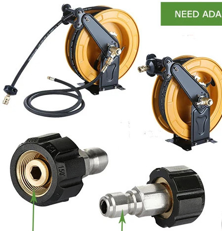 Yüksek Basınçlı Çamaşırhane Jet Hose ID 6mm 8mm Paslanmaz Çelik Esnek Hose Cleaner ile