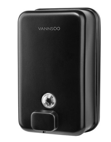 INOVI ZSH12-1200BF-BLACK Ticari Duvar Montajlı Banyo için Mat Siyah Sabun dağıtıcısı