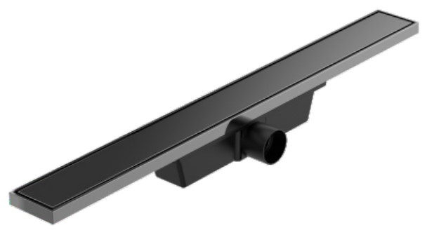 Hızlı Tip Gri Duş Kanalları DIA 50mm Siyah Hızlı Kanal