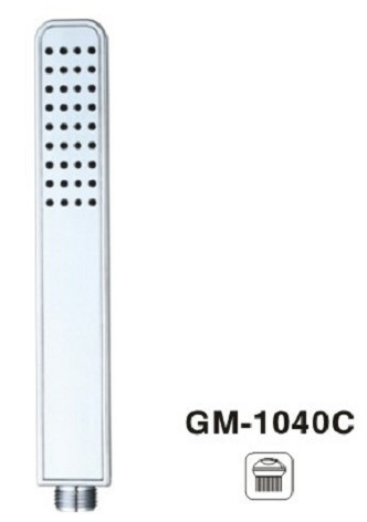 Slim Square Özel Renkli El Duş püskürtücüsü El Pollu Chrome Duş Kafası