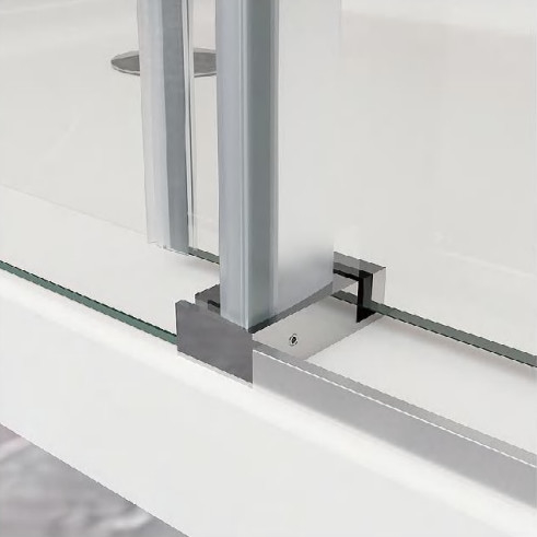 52 X 36 X 79 Inch 10mm Özel Cam Duş Kapalı 900 Çeyreği Duş Kapalı