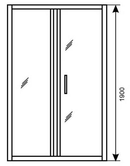 900mm Kristal Açık Duş Küpleri Katlanabilir Kaydırma Kapısı 900 X 900 Duş Kılıfı