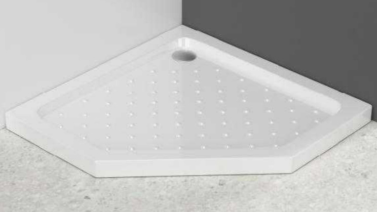 3/8in Kalınlığı ızgara desen cam duş küpleri Çeşitli Pivot Kapı Duş kabin