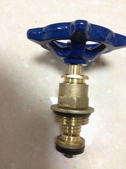 Kırılmış Bakır Kapı Valfları Tekerlek El 1/2 In - 2 In Kadın Fil Cut Off Valflar