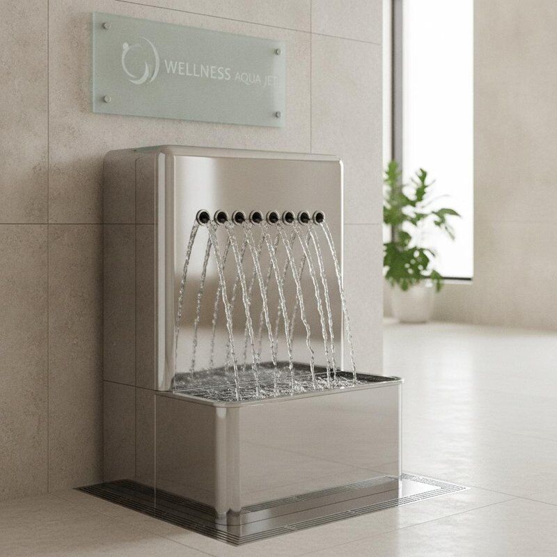 Krom kaplamalı Waist Jet SPA küveti, sağlık kulüpleri, wellness merkezleri ve otel spa kurulumları için mükemmel bir çözüm sunar